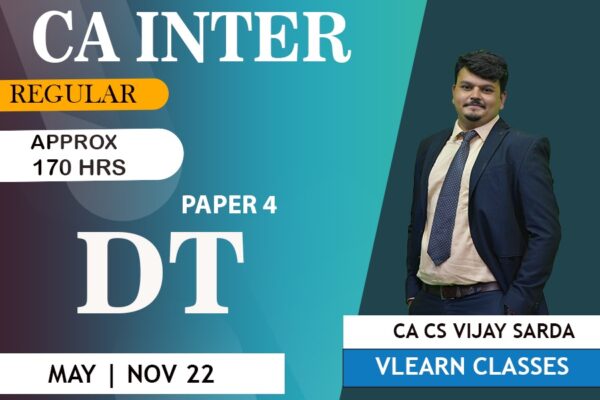 CA Inter Direct Taxation Video Lectures by CA CS Vijay Sarda