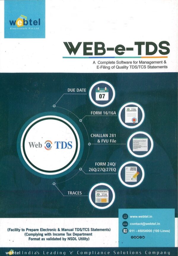 WEBTEL WEB-e-TDS  AY 2022-23 Makemydelivery