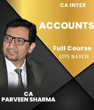 Video Lectures CA Inter Accounting Live At Home By CA Parveen Sharma