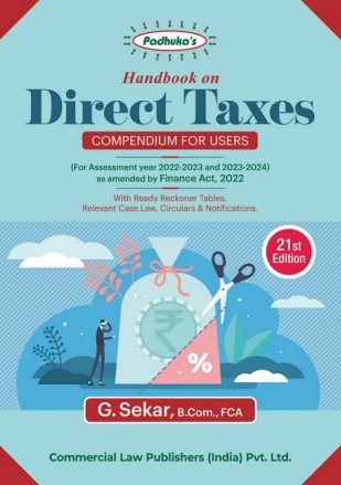 Commercial Handbook on Direct Taxes Compendium By CA G Sekar