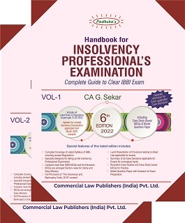 Commercial Handbook for Insolvency Professionals Exam By G Sekar