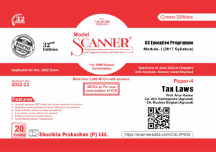 Solved Scanner CS Executive Paper-4 Tax Laws Arun Kumar
