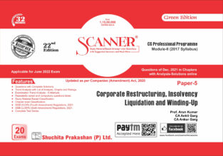 Scanner Corporate Restructuring Insolvency Liquidation Winding-Up
