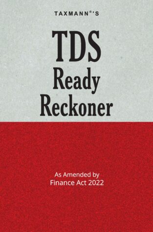 Taxmann TDS Ready Reckoner Edition April 2022 Makemydelivery