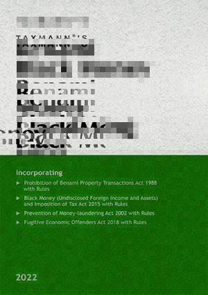 Taxmann Benami Black Money & Money Laundering Laws