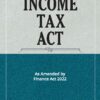 Taxmann Income Tax Act as Amended By Finance Act 2022
