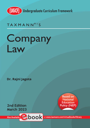 Taxmann Company Law Choice Based Credit System B Com Rajni Jagota