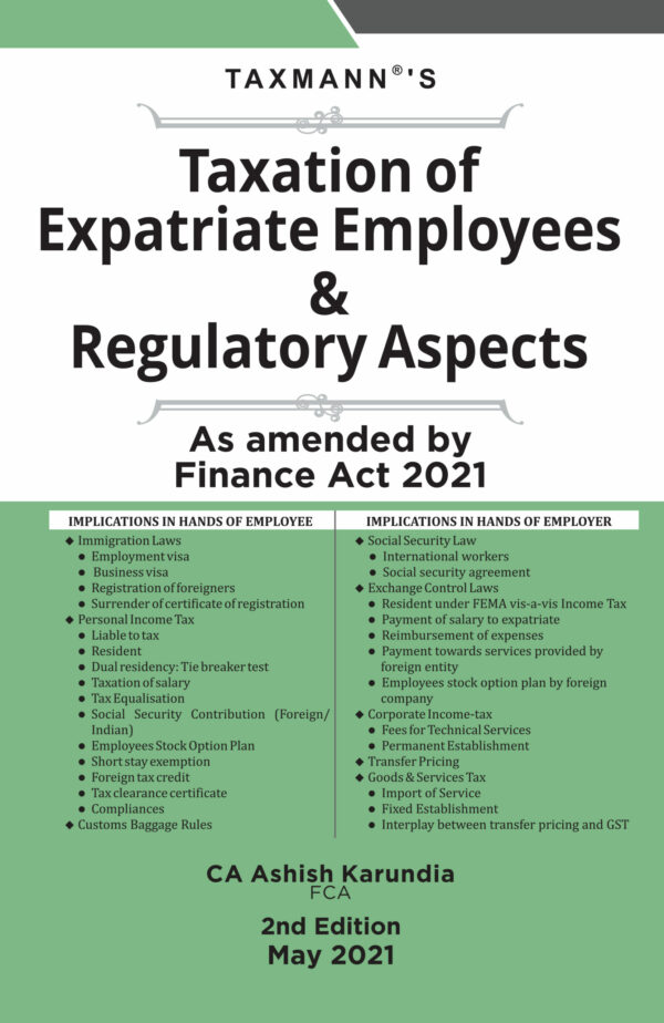 Taxmann Taxation Expatriate Employees Regulatory Ashish Karundia
