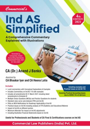 Commercial Ind As Simplified A Comprehensive Anand J Banka