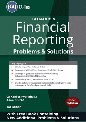 Taxmann CA Final Financial Reporting Kapileshwar Bhalla New Syllabus