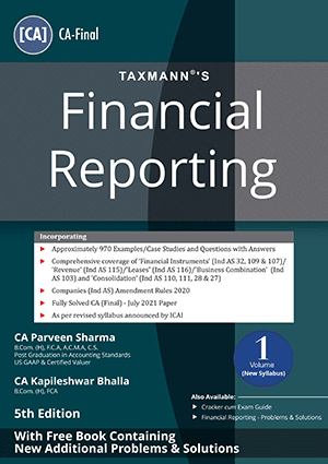 Taxmann CA Final New Syllabus Financial Reporting Parveen Sharma