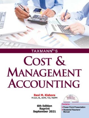 Taxmann Cost & Management Accounting for By Ravi M Kishore