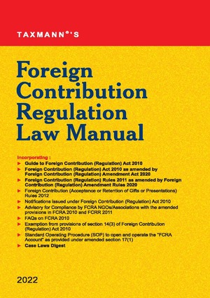 Taxmann Foreign Contribution Regulation Manual Taxmann