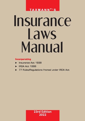 Taxmann Insurance Laws Manual Edition 2022 Taxmann