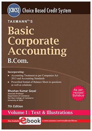 Taxmann Basic Corporate Accounting - B.Com Bhushan Kumar Goyal