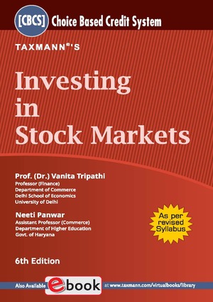 Taxmann Investing in Stock Markets CBCS Vanita Tripathi Neeti Panwar