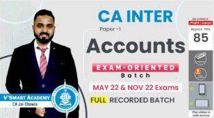 Video Lecture CA Inter Fast Track Full Course By CA Jai Chawla