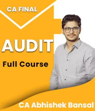Video Lecture CA Final Audit Regular Batch New Syllabus By Abhishek Bansal