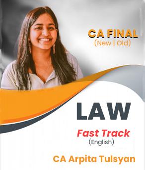 Video Lecture CA Final Laws Fast Track By CA Arpita S. Tulsyan May 2021