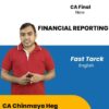Video Lecture CA Final Financial Reporting Fasttrack Chinmaya Hegde