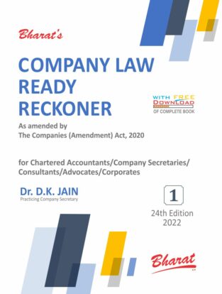 Company Law Ready Reckoner FREE Download Book Dr D K JAIN