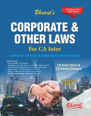 Bharat CA Inter Corporate & Other Laws New Syllabus By CS Amit Vohra