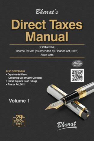 Bharat Direct Taxes Manual 3 Volumes Set Edition 2021