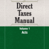Taxmann Direct Taxes Manual With Return Forms Taxmann