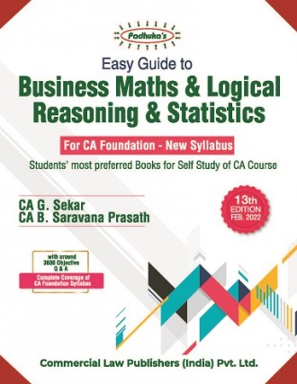 Padhuka Easy Guide Business Maths And Logical Reasoning & Statistics