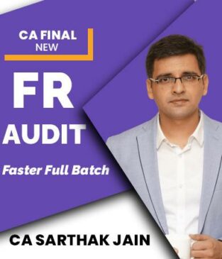 Video Lecture CA Final Audit Latest Batch with 2 Views CA Sarthak Jain