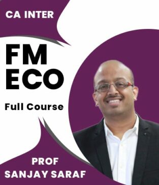 Video Lecture CA Inter FM Economics for Finance By CA Sanjay Saraf