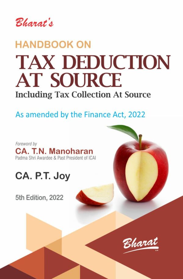 Bharat Handbook Tax Deduction at Source CA P T Joy