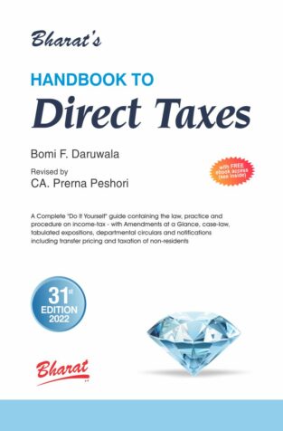 Bharat Handbook to Direct Taxes By Bomi F. Daruwala Edition 2022