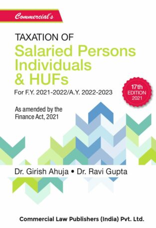 Commercial Taxation of Salaried persons Individuals HUF Girish Ahuja