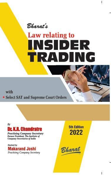 Bharat Law Relating to Insider Trading By K R Chandratre May 2022