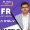 Video Lecture CA Final FR Major Topics Full Batch By CA Sarthak Jain