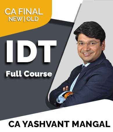 Video Lecture CA Final Indirect Tax Law By CA Yashvant Mangal