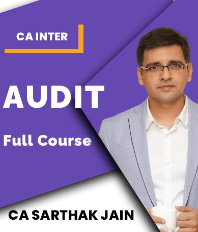 Video Lecture CA Inter Auditing and Assurance By CA Sarthak Jain