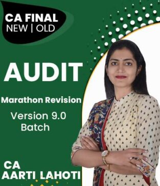 Video Lecture CA Final Audit Marathon Revision By CA Aarti Lahoti