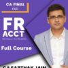 Video Lecture CA Final FR (WITHOUT AS INDAS) By CA Sarthak Jain