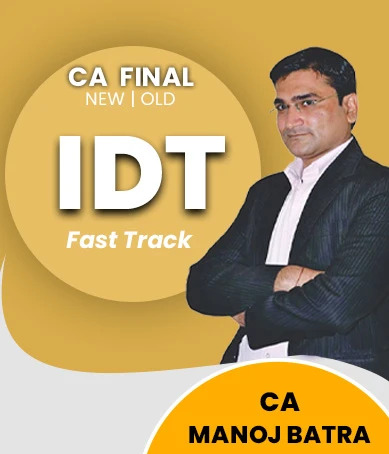 Video Lecture CA Final IDT GST Custom Old? New CA Manoj Batra