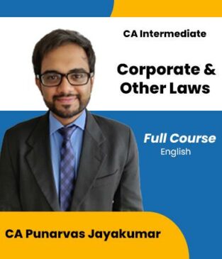 Video Lecture CA Inter Corporate and Other Laws Punarvas Jayakumar