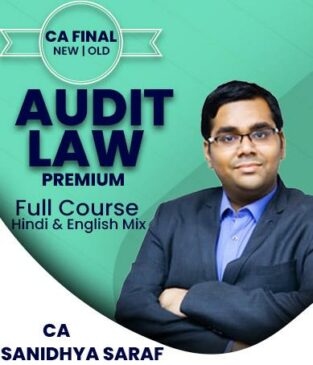 Video Lecture CA Final Combo Audit and Law Regular By Sanidhya Saraf