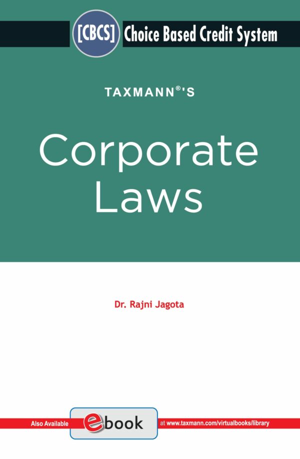 Taxmann Corporate Laws B.Com. (Hons.) By Rajni Jagota Edition 2021