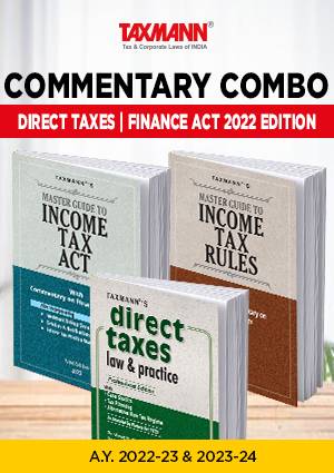 Taxmann Combo for Direct Taxes By Vinod K. Singhania
