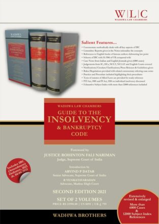 Guide to the Insolvency & Bankruptcy Code By Wadhwa Law Chambers