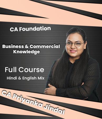 Video Lectures Business Commercial Knowledge By CA Priyanka Jindal
