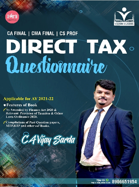 CA Final Direct Tax Questionnaire Book by CA Vijay Sarda