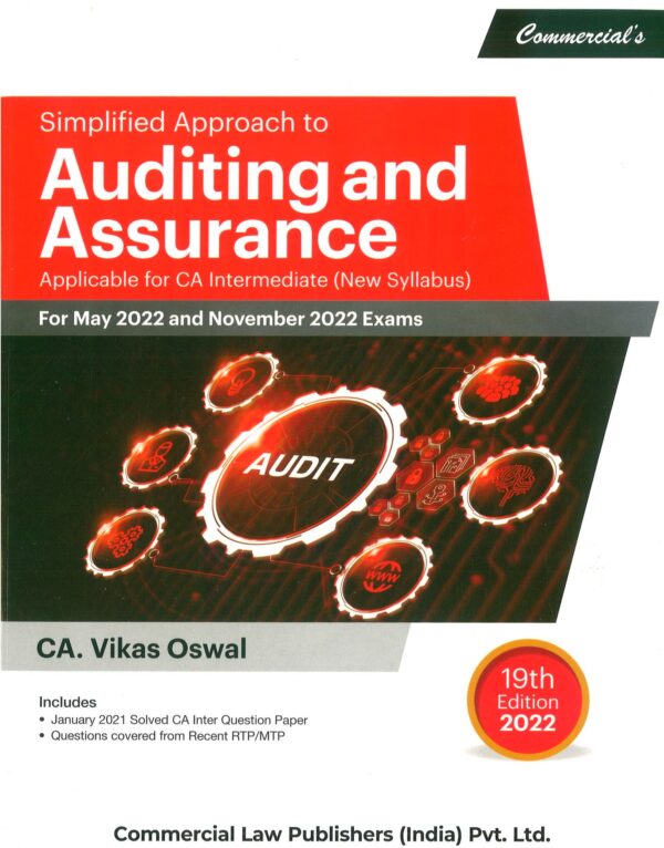 Commercial CA Inter Auditing and New Syllabus By CA Vikas Oswal