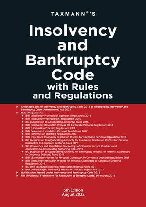 Taxmann Insolvency and Bankruptcy with Rules and Regulations
